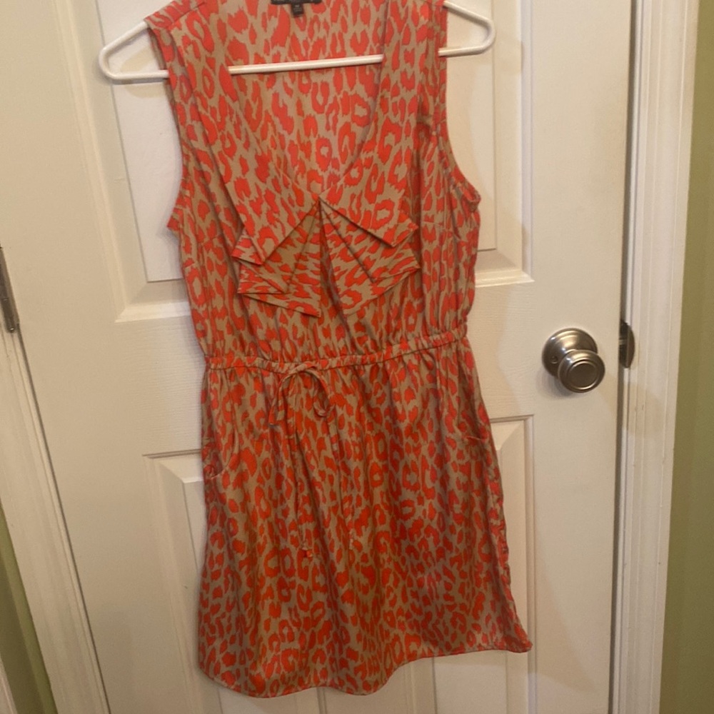 Bebop Sleeveless Medium Cheetah Print Dress